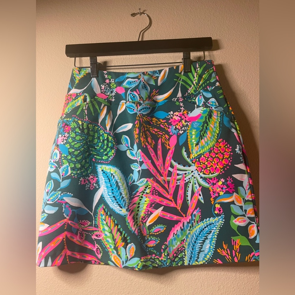 Lilly Pulitzer size 0 floral tennis skirt New with tags